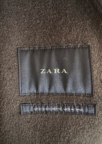 ZARA, Koyu Haki, İnce Kaşe Kaban - Görsel 3