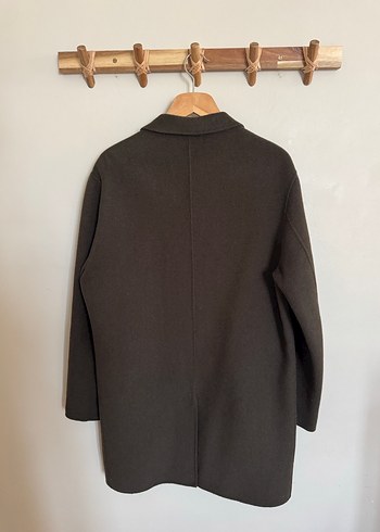 ZARA, Koyu Haki, İnce Kaşe Kaban - Görsel 2