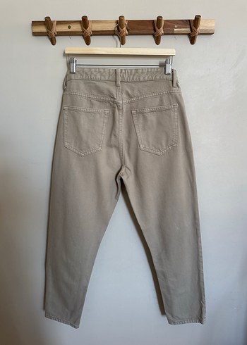 ZARA, Bej Denim Pantolon - Görsel 5