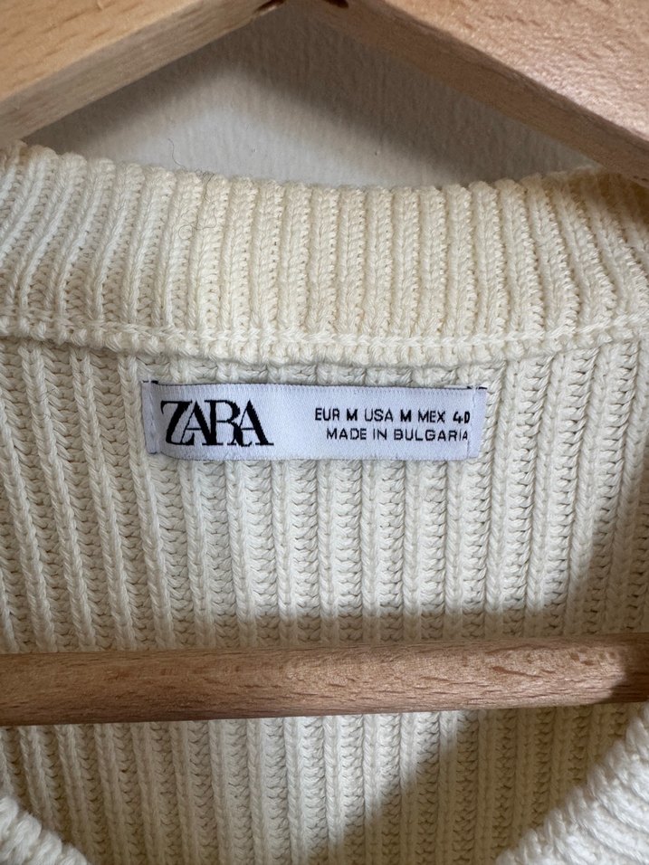 ZARA, V Yaka Erkek Süveter - Görsel 3