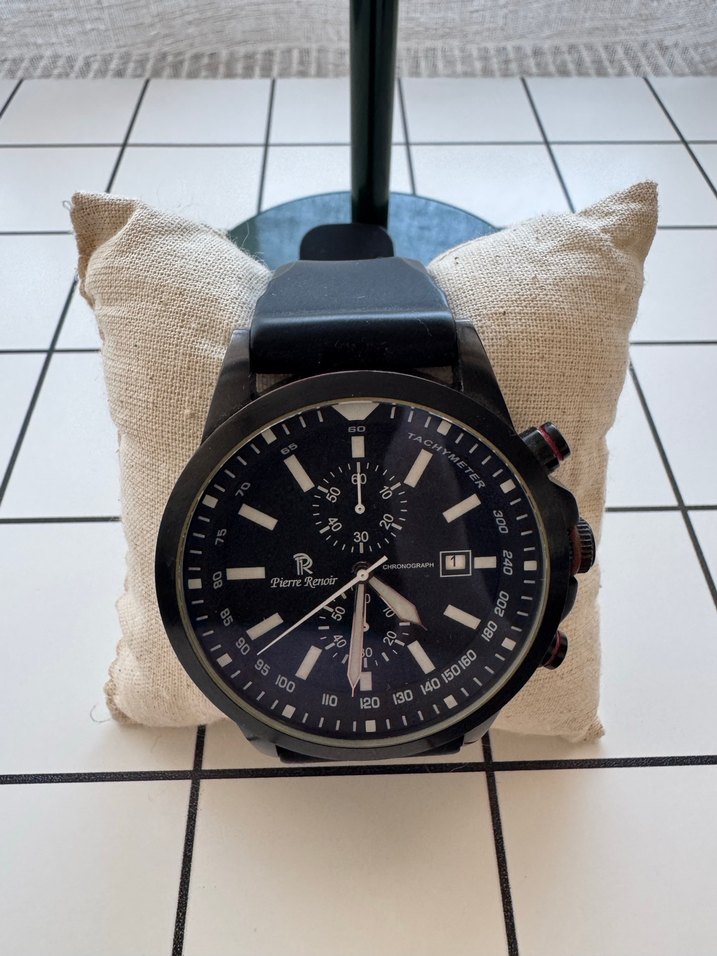 Pierre Renoir Siyah Erkek Saat - Görsel 2