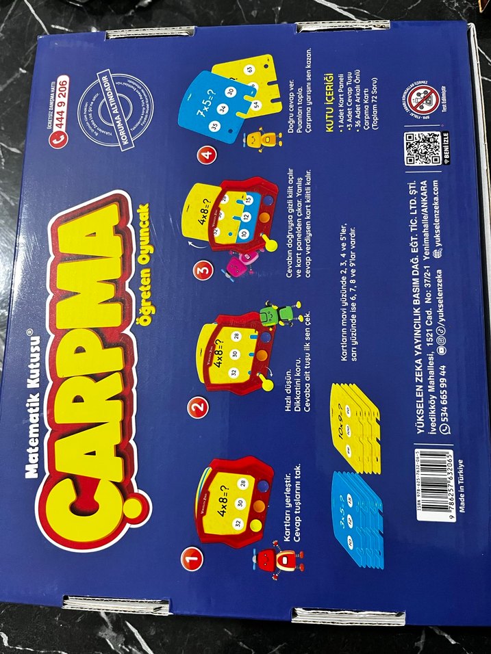 Çarpma Matematik Oyuncak Seti - Görsel 2