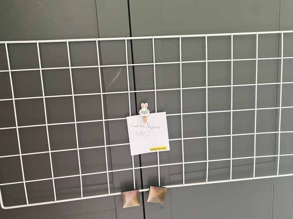 Beyaz kareli pano - Görsel 2