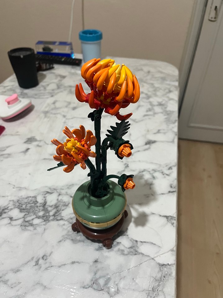 LEGO Icons Krizantem - Görsel 5