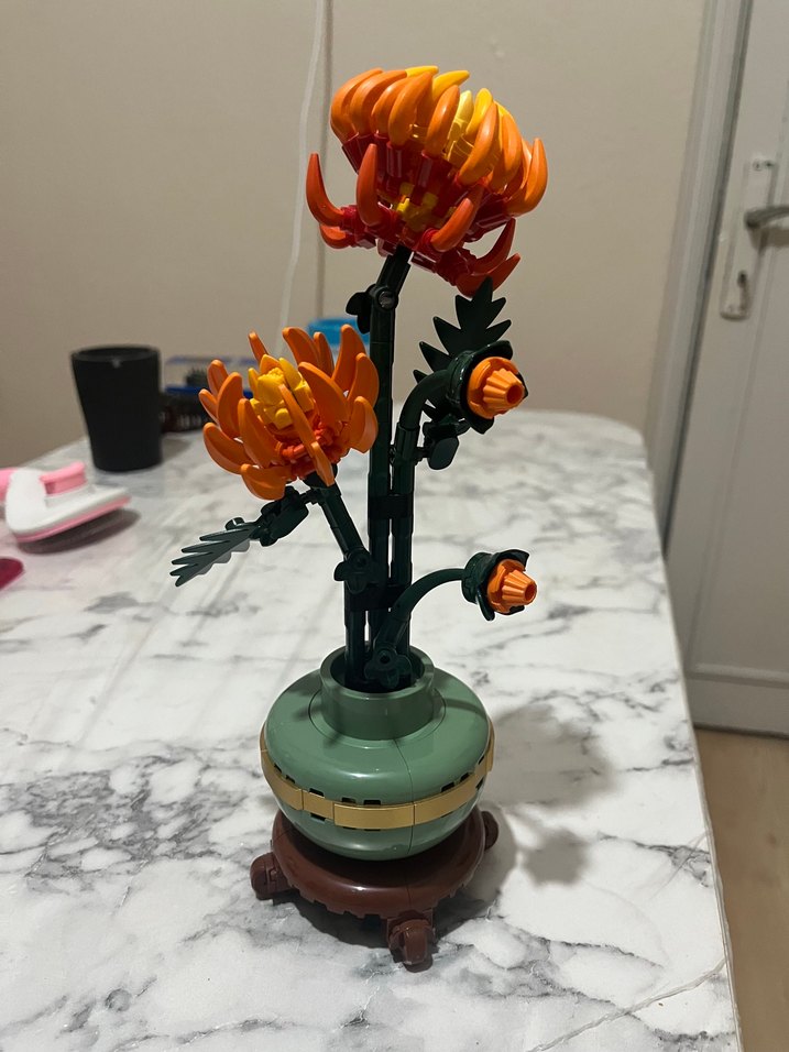 LEGO Icons Krizantem - Görsel 4