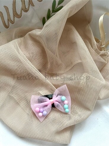 Tüm toka çeşitleri 45 tl ister bağlamalı ister saçsız bebek toka - Görsel 12