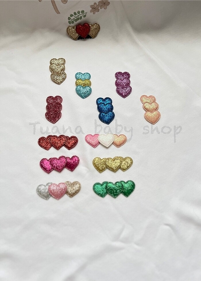 Tüm toka çeşitleri 45 tl ister bağlamalı ister saçsız bebek toka - Görsel 4