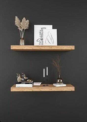 Duvar rafı 2li 50x15 