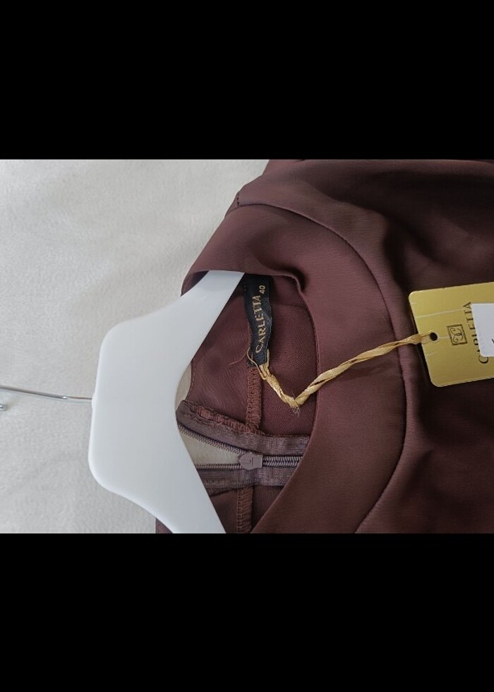 Saten elbise - Görsel 3