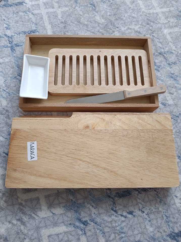 ahşap ekmek doğrayıcı - Görsel 3