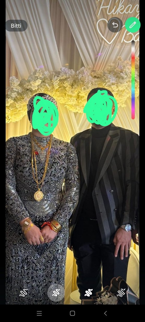 Boncuk İşlemeli Vintage Uzun Gri Abiye 40 ve 42 bedene uygun - Görsel 3