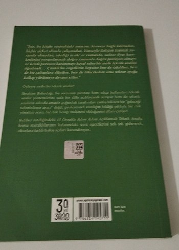 15 Örnekle Adım Adım Teknik Analiz Kitabı