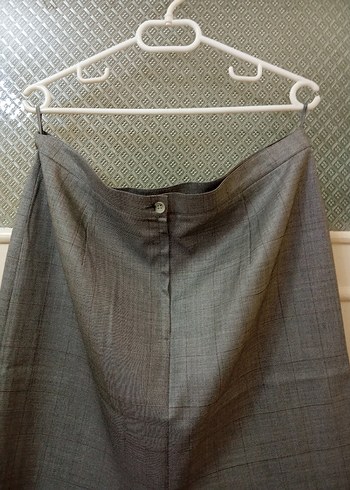 Gri Çizgili Etek en 44 boy 62 - Görsel 5