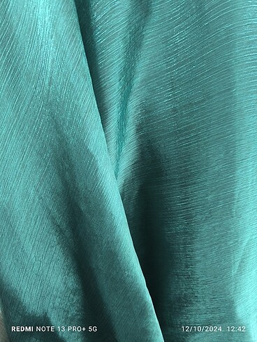 Yeşil abiye elbise - Görsel 5