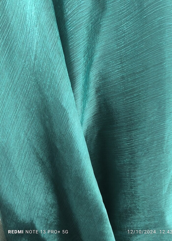 Yeşil abiye elbise - Görsel 5