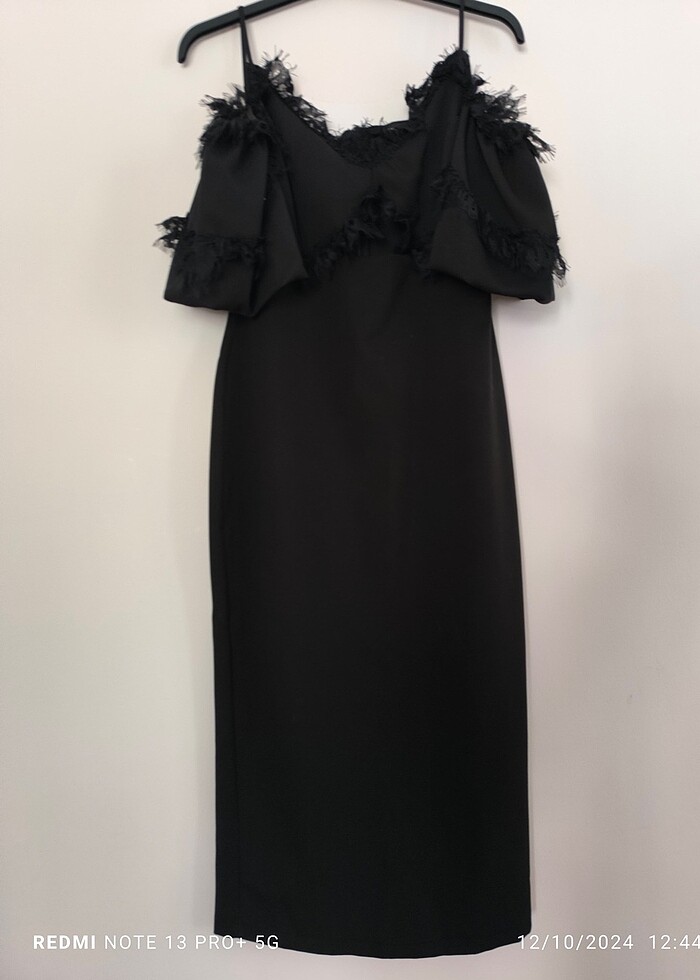 Siyah abiye elbise - Görsel 3