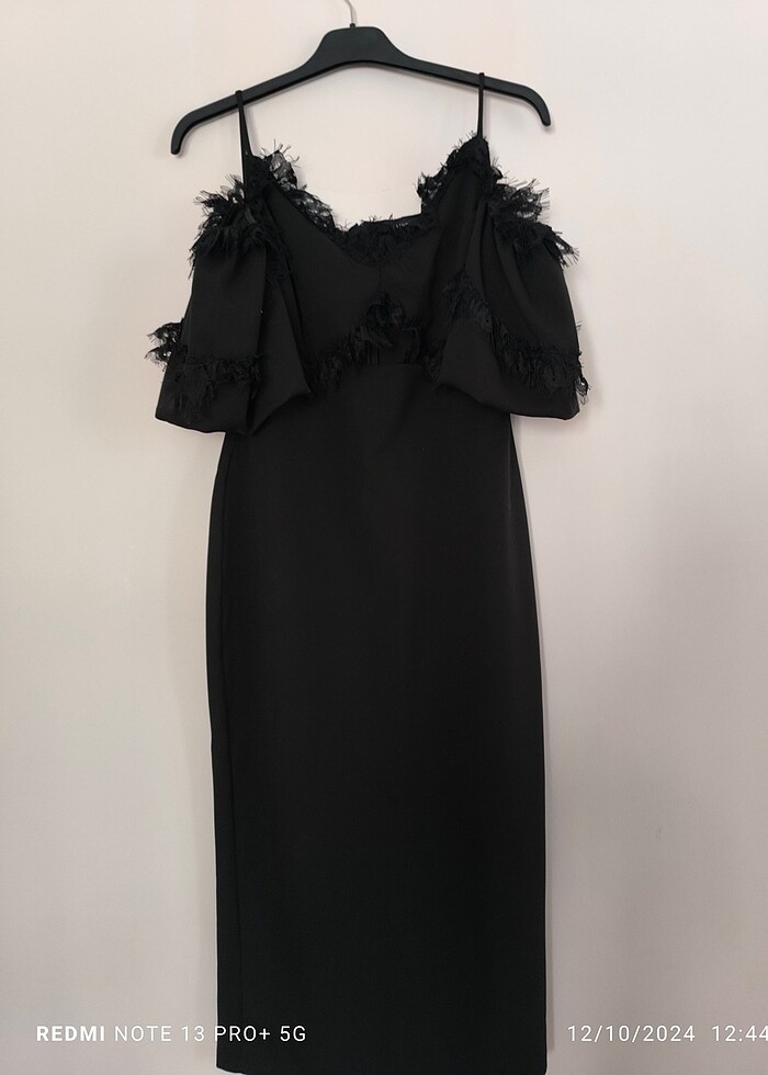 Siyah abiye elbise - Görsel 5