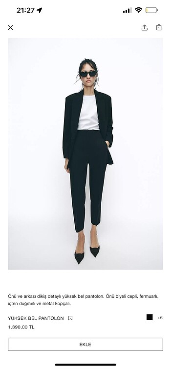 Zara pantolon