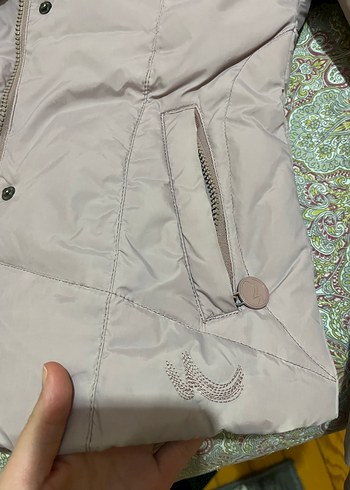 Ltb Düğmeli Kadın Kışlık Mont - Görsel 5