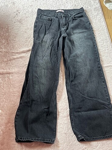 Siyah baggy kot pantolon