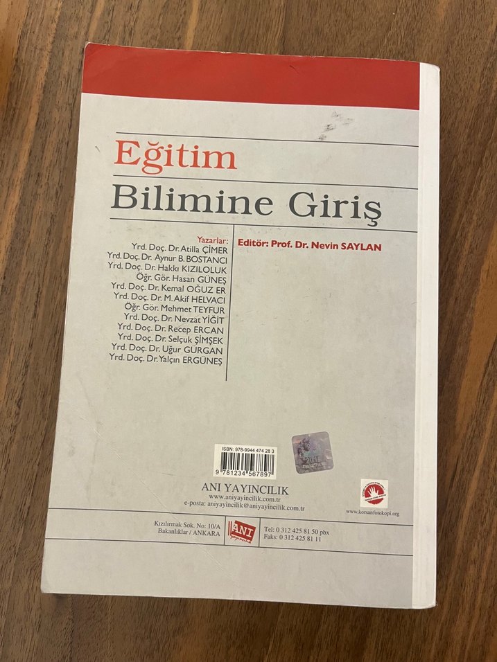 Eğitim Bilimine Giriş - Prof. Dr. Nevin Saylan - Görsel 4