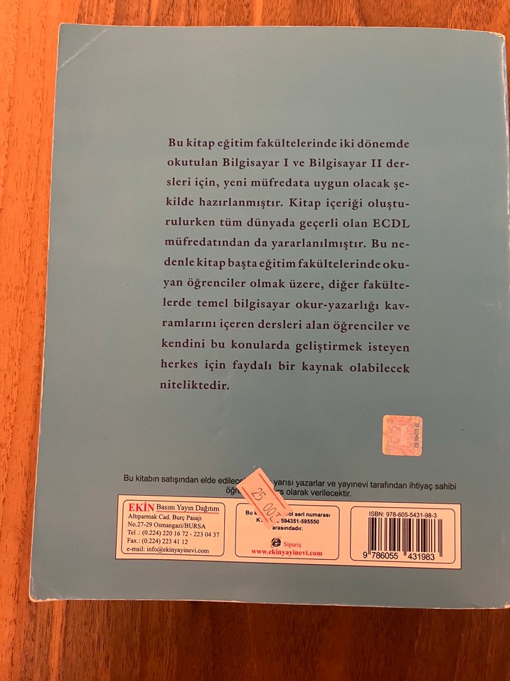 Temel Bilgi Teknolojileri ve Bilgisayar Kullanımı Kitabı - Görsel 2