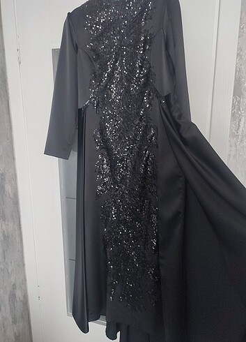 Pınar Şems Tesettür Abiye Kelebek Model - Görsel 2