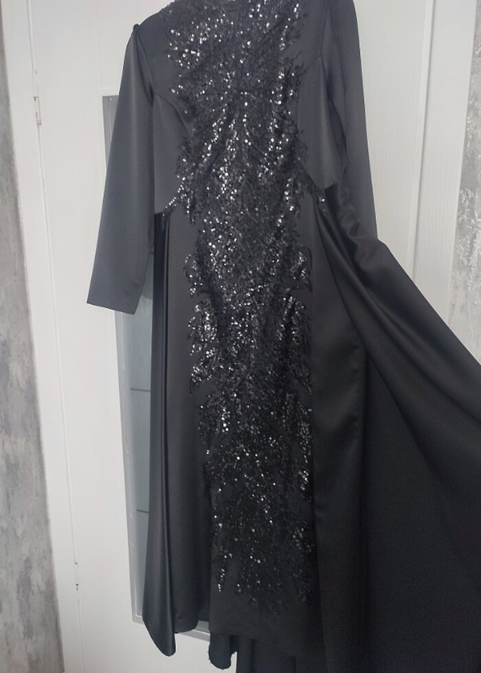 Pınar Şems Tesettür Abiye Kelebek Model - Görsel 2