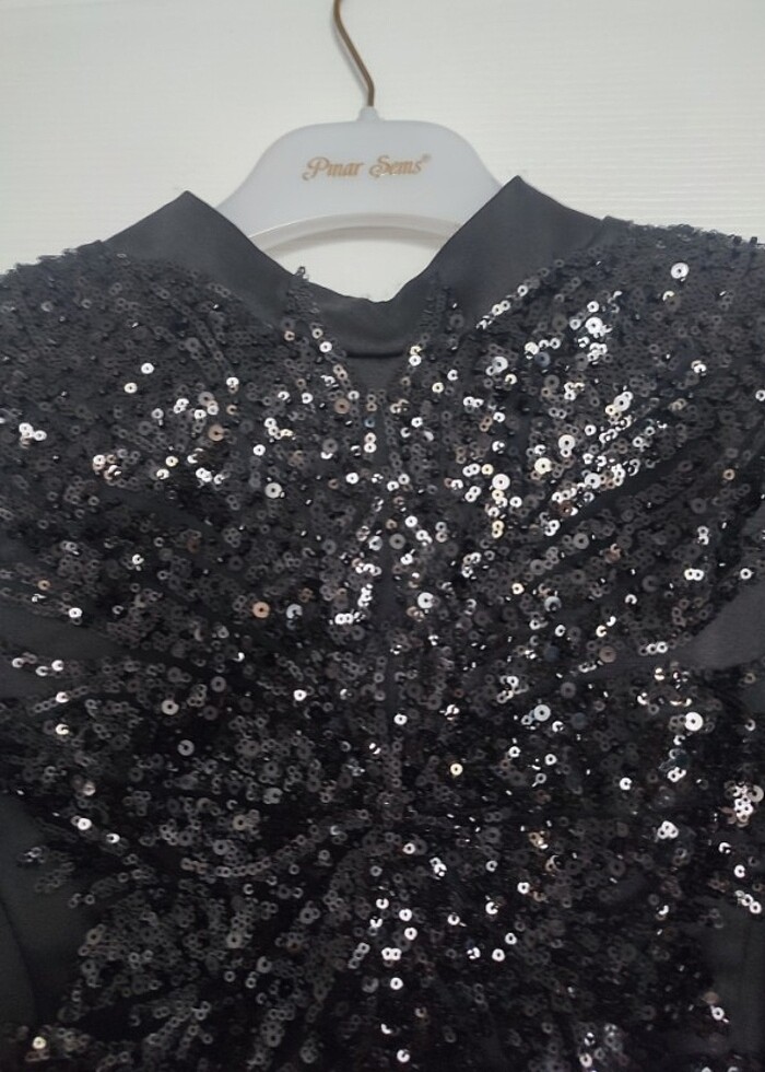 Pınar Şems Tesettür Abiye Kelebek Model - Görsel 4