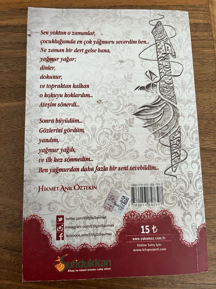 Elif Gibi Sevmek - Hikmet Anıl Öztekin - Görsel 2
