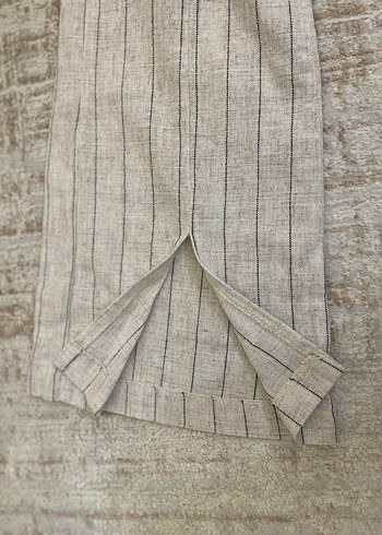 Emnora kadın keten pantolon - Görsel 6