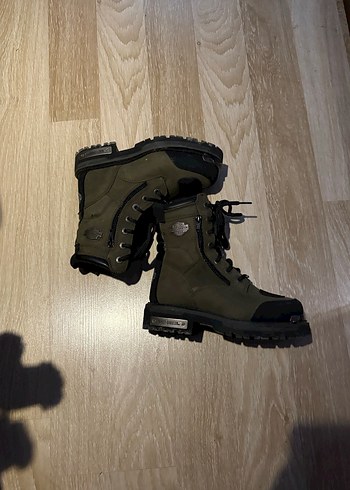 Kadın Kamuflaj Desenli Harley Davidson bot - Görsel 2