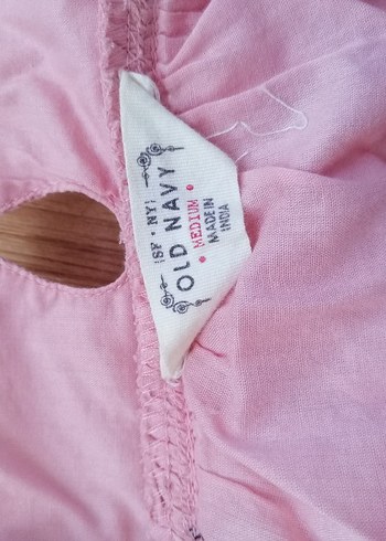 Pembe Salaş Midi Keten Elbise - Görsel 2