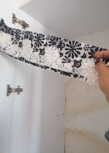 Lacivert beyaz elbise mini - Görsel 2