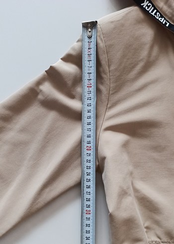 Bej  Fermuarlı Kadın Tunik - Görsel 6