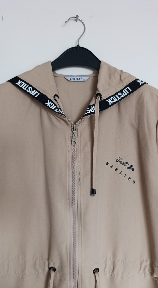 Bej  Fermuarlı Kadın Tunik - Görsel 3