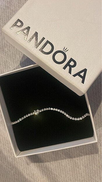 Pandora Pandora tenis kalp bilekliği