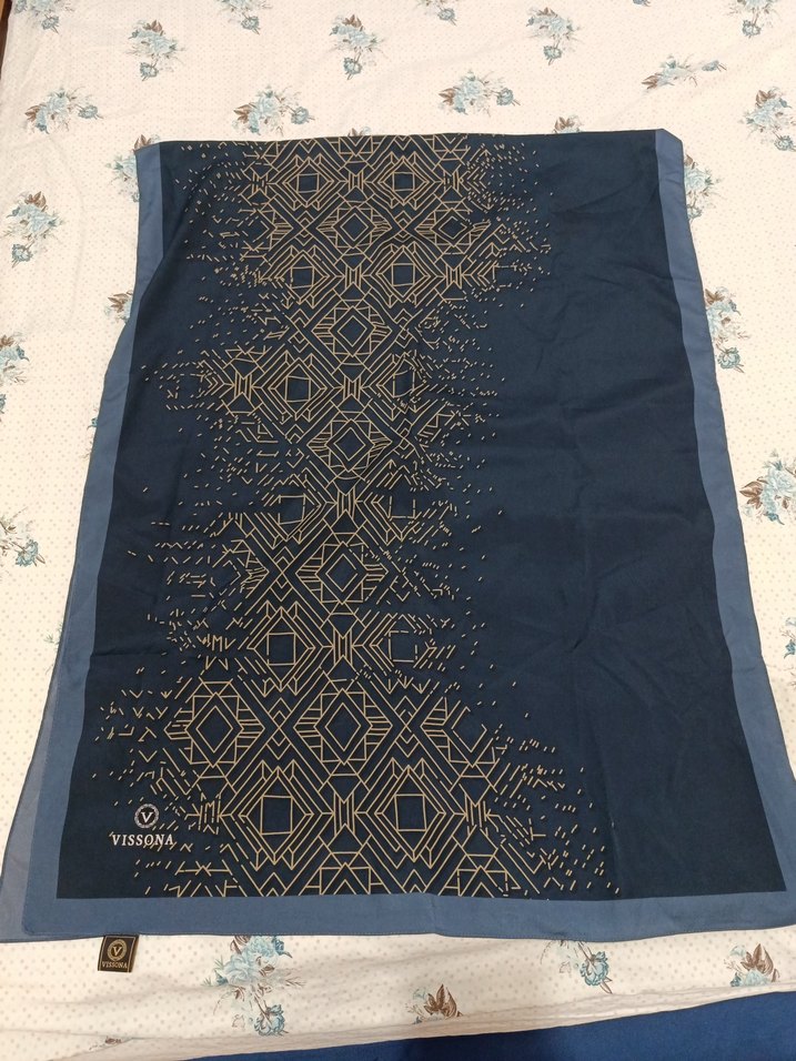 Karamel Renk Kadın Drapeli Şal - Görsel 3