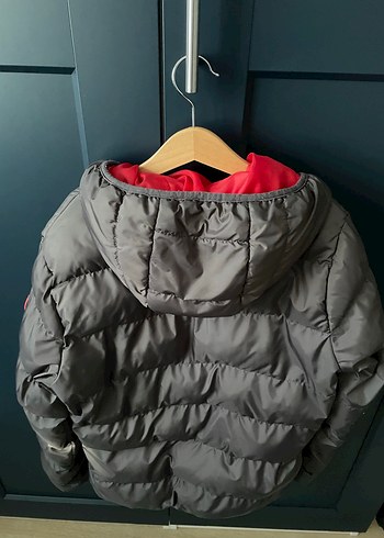 Hummel Gri Erkek Çocuk Kapüşonlu Mont - Görsel 3