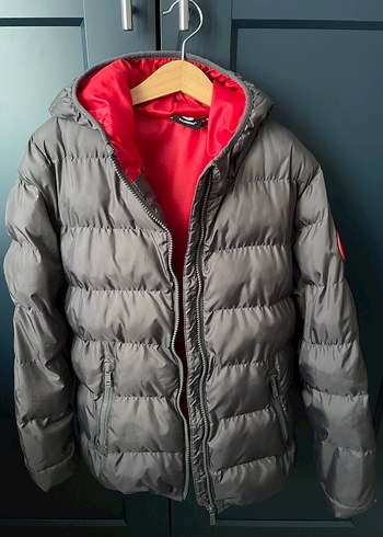 Hummel Gri Erkek Çocuk Kapüşonlu Mont - Görsel 2