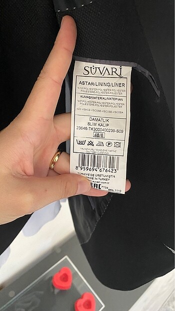 48-6 drop Beden Süvari Slim Fit Damatlık