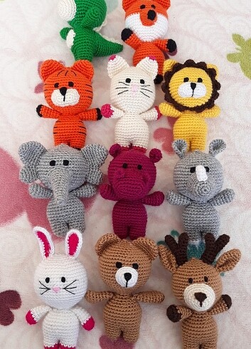 Amigurumi oyuncak bebek hayvan 