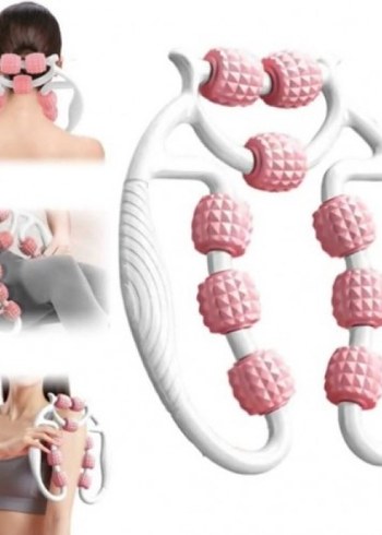 Selülit Masaj Aleti 9 Tekerlekli Lenf Drenaj Rulosu - Görsel 4