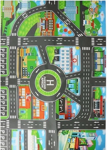 Çocuk Oyun Matı (Mutlu Şehir Hayatı) - Görsel 3