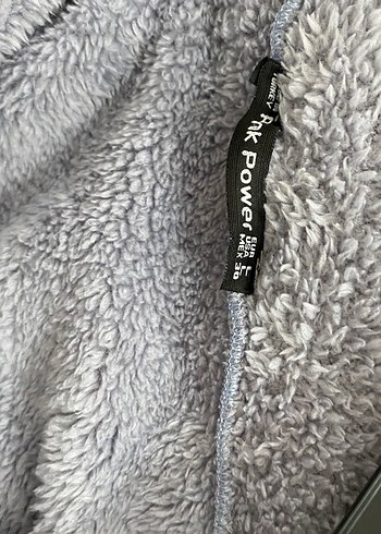 Gri Düğmeli Kadın Polar Ceket - Görsel 3