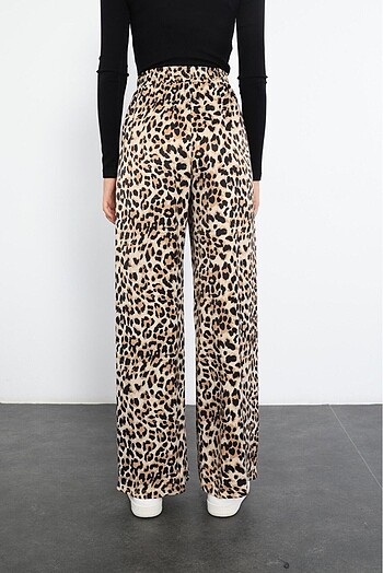s Beden Leopar pantolon