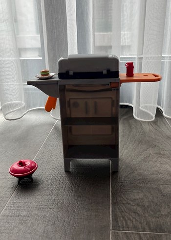 Barbie Gri Oyuncak Izgara Seti - Görsel 6