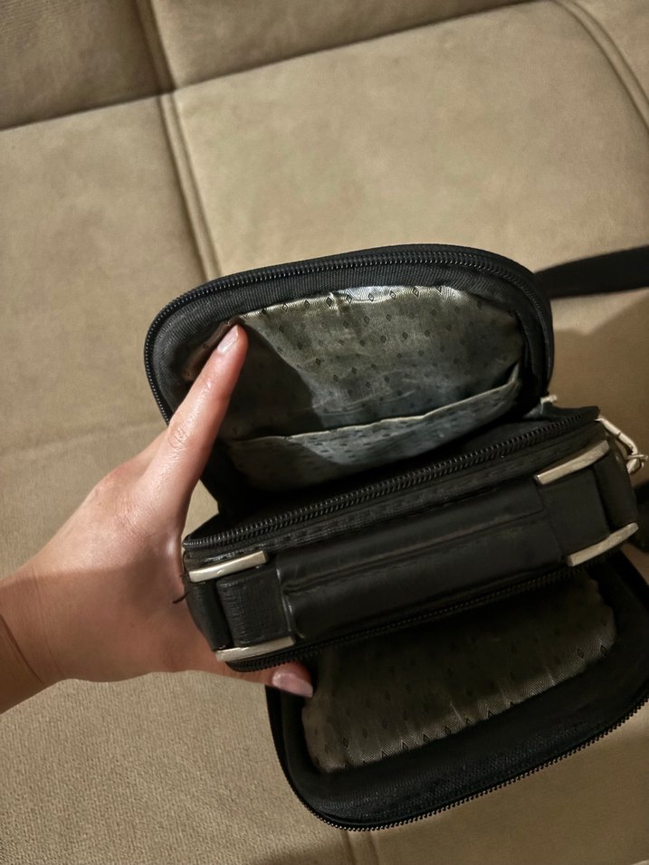 Siyah Erkek Omuz Çantası Tokalı - Görsel 4