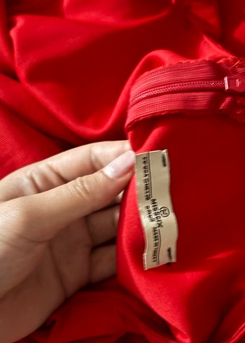 Kırmızı Drapeli  Şortlu Mini Kadın Elbise - Görsel 3