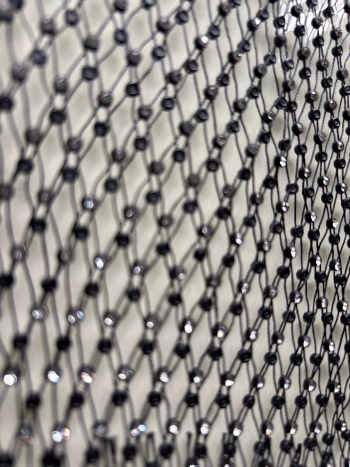 Taşlı File Bluz - Görsel 3